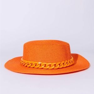 Dolld By Queen Orange Boho Chain hat NWT